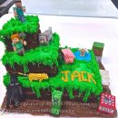 Easiest Minecraft Cake Ever