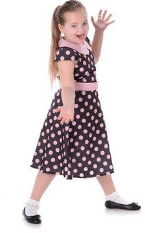 1950s Rock N Roll Girl Child Costume