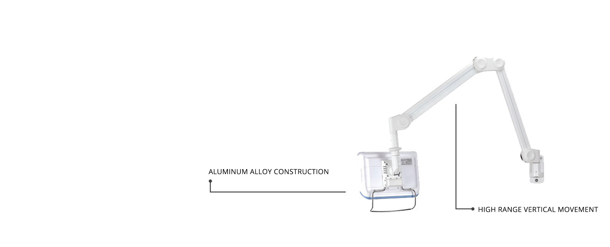 Long Reach LCD Monitor Arm