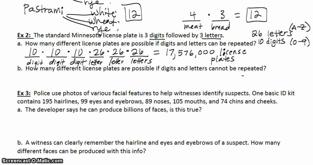 12 1 A Fundamental Counting Principle And Permutations YouTube