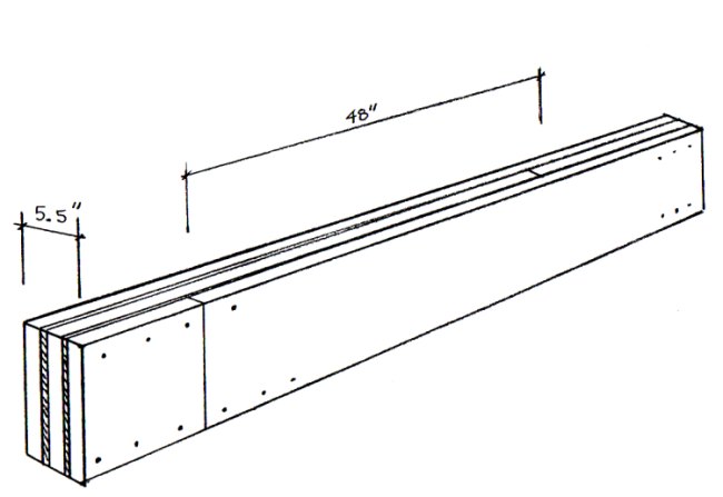 Beams and post and pier for 12x18 little house.