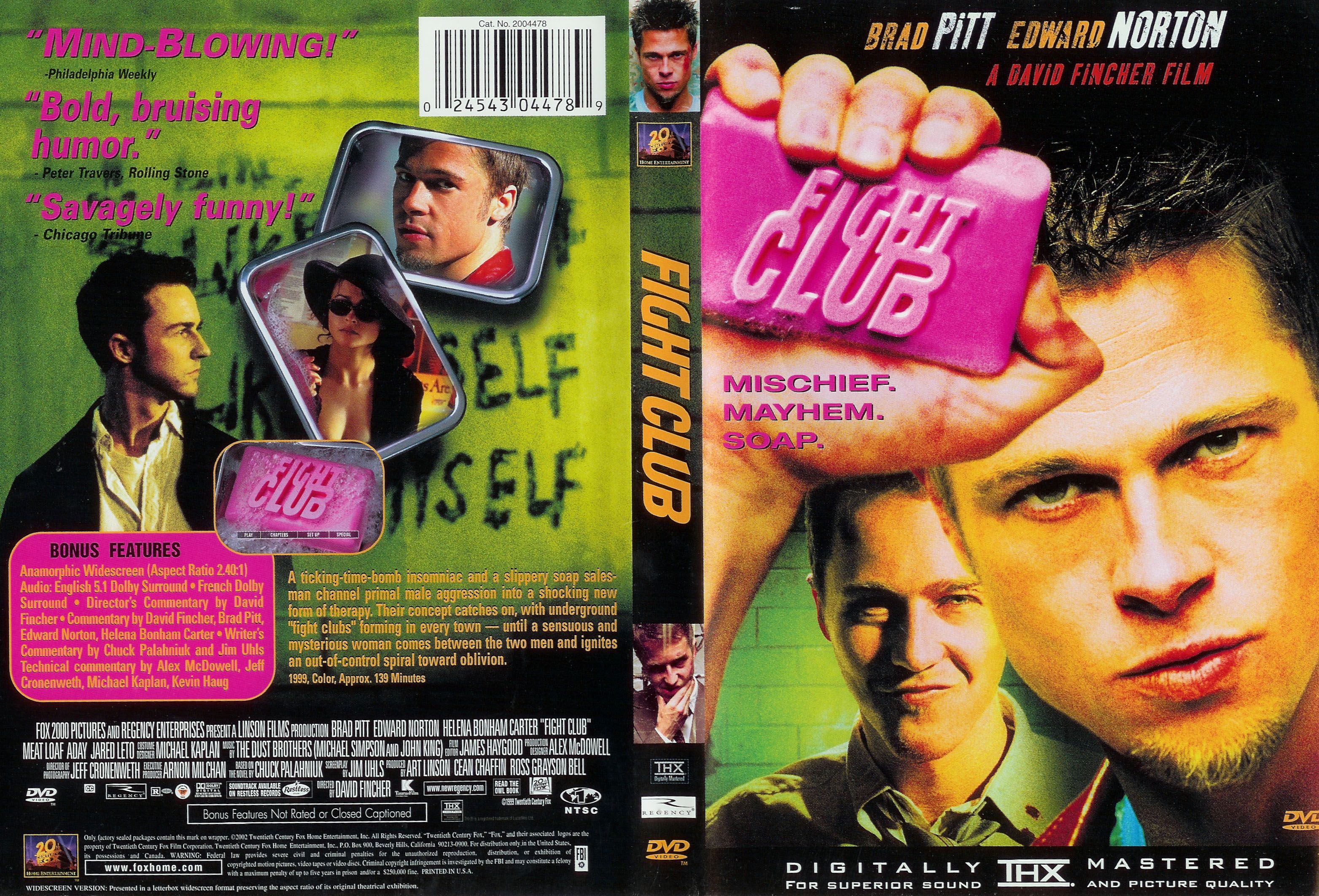 Fight Club DVD US | DVD Covers | Cover Century | Over 1.000.000 Album ...