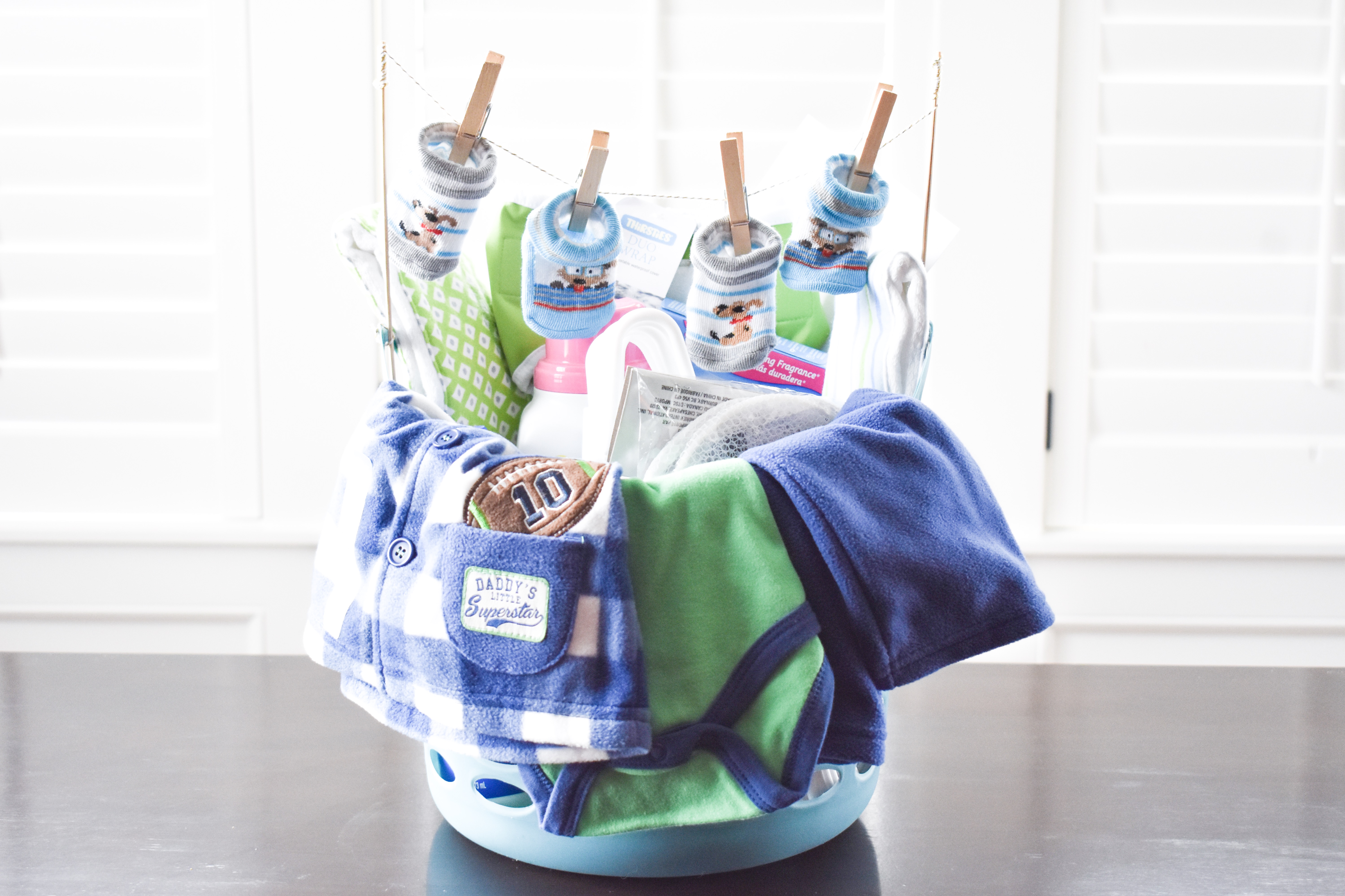 Baby Shower Gift Basket [DIY Baby Shower Gift Idea] • COVET by tricia