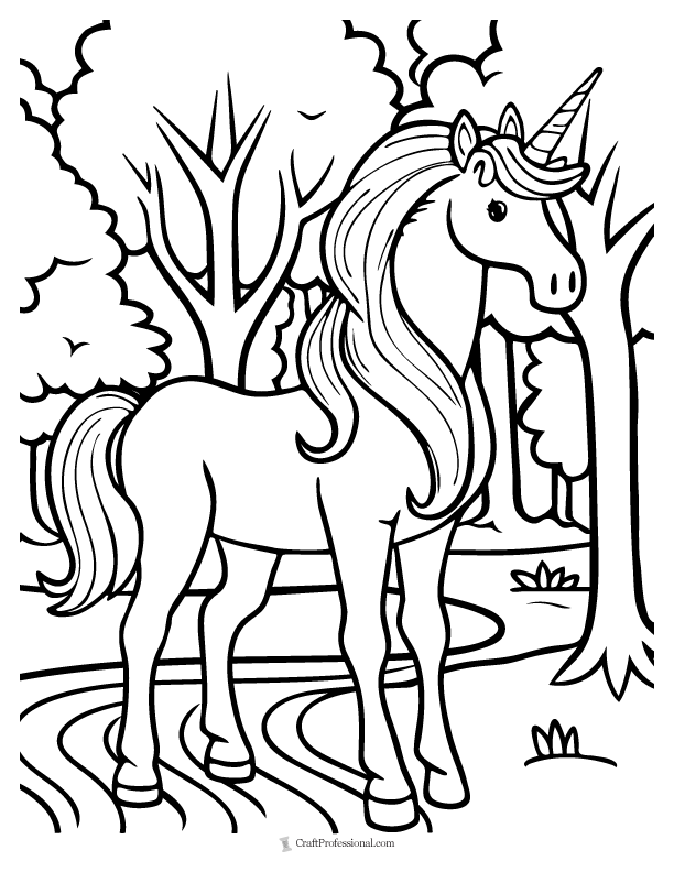 20 Unicorn Coloring Pages - Magical Free Printables for Kids & Adults