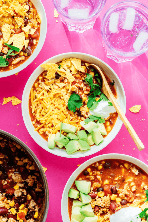 Meatless Taco Soup