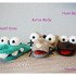 Crochet Pattern for the Hand Puppet Bello, Cat Molly and the Crocodile!