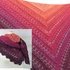 Crochet pattern Infinito 10.0 crocheted triangular scarf / endless scarf