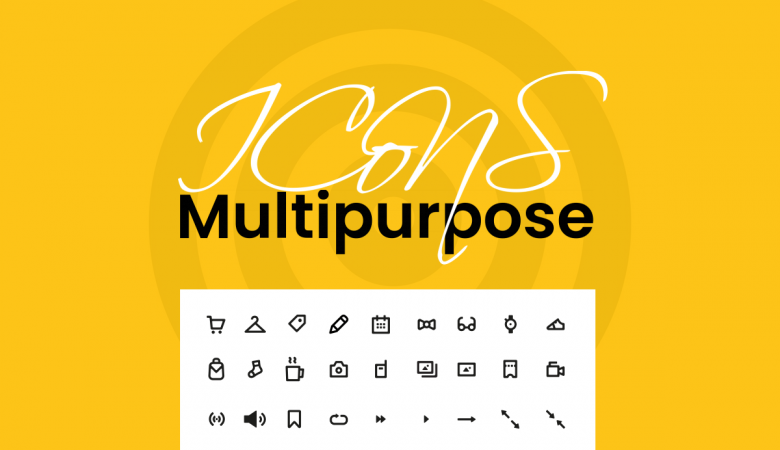 Multipurpose icons cover