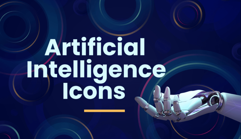 An artificial intelligence icons cover