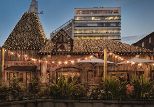 The Oast House pub in Spinningfields Manchester.