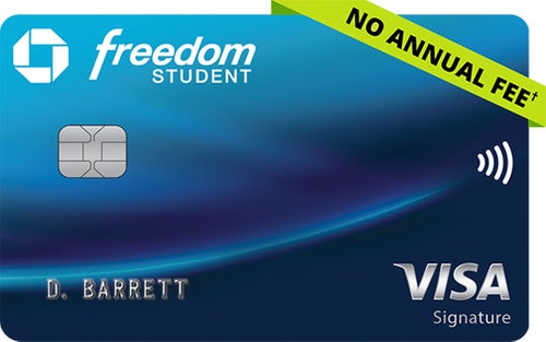 Chase Freedom® Student credit card | Apply Online | CreditCards.com