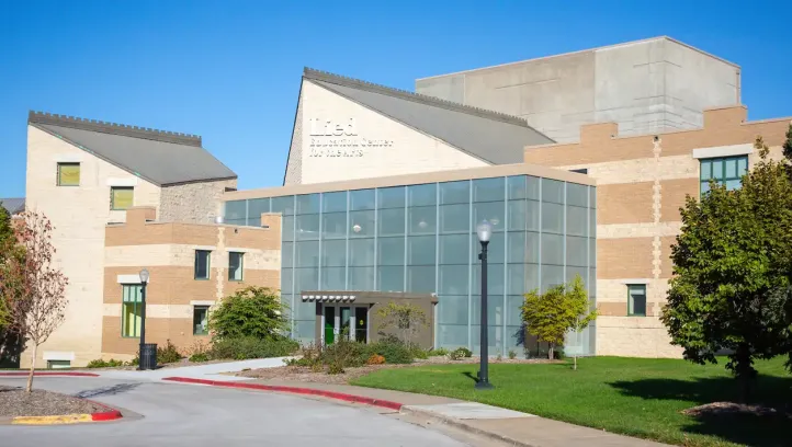 Lied Center for Fine and Performing Arts exterior building photo.