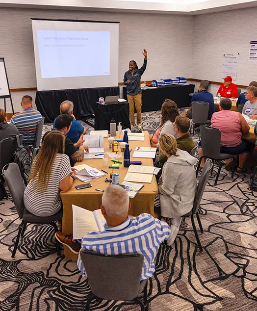 A CPI trainer leading a workshop.