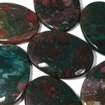 Bloodstone Palm Stone ~70x50mm