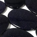 Blue Goldstone Palm Stone ~70x50mm