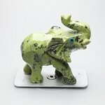 Serpentine Crystal Elephant ~70x70mm