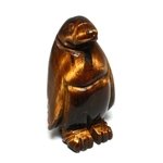 Tiger Eye Crystal Penguin