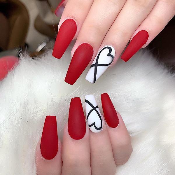 50 Valentine S Day Nail Art Ideas Cuded