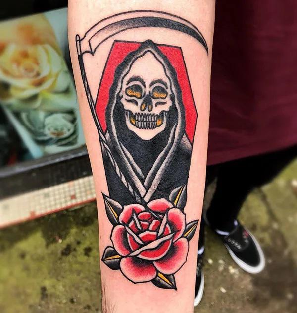 Top 63 Grim Reaper Tattoo Ideas 2021 Inspiration Guide