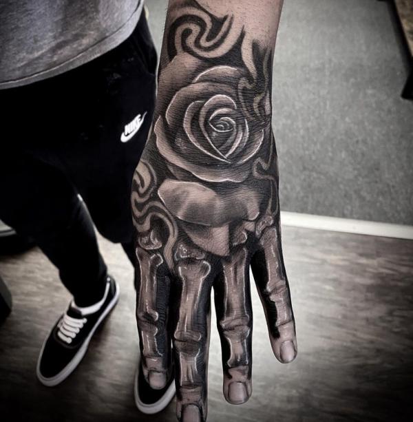 Hand tattoos rose for mom for menTikTok Search