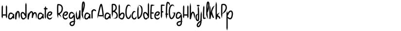 Handmate font download