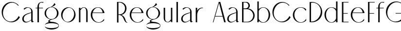 Cafgone font download