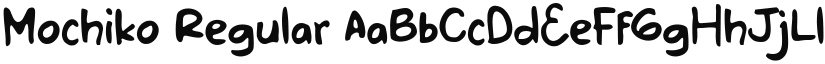 Mochiko font download