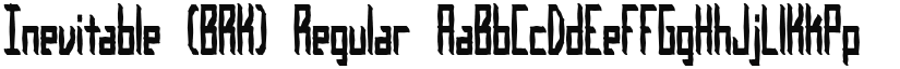 Inevitable (BRK) font download