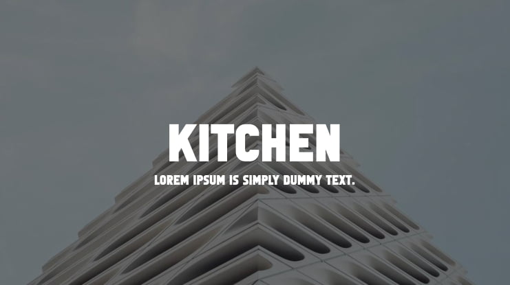 Kitchen Font