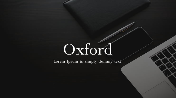 Oxford Font