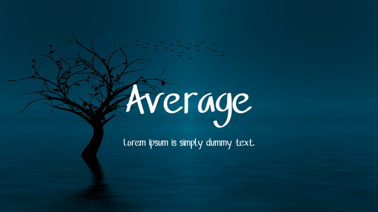 Average Font