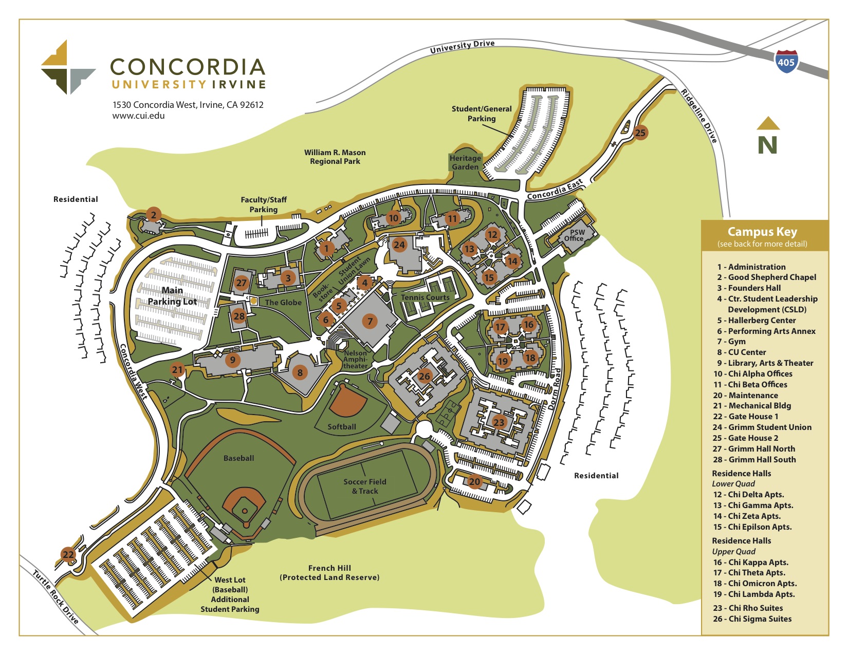 University Of Irvine Campus Map - United States Map