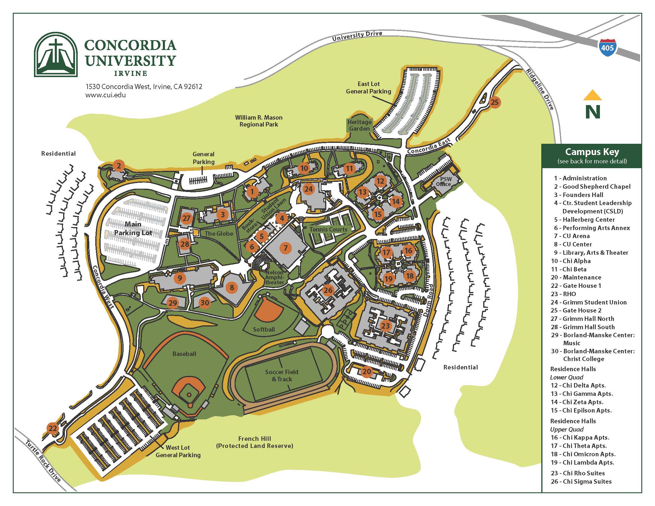 University Of Irvine Campus Map - United States Map