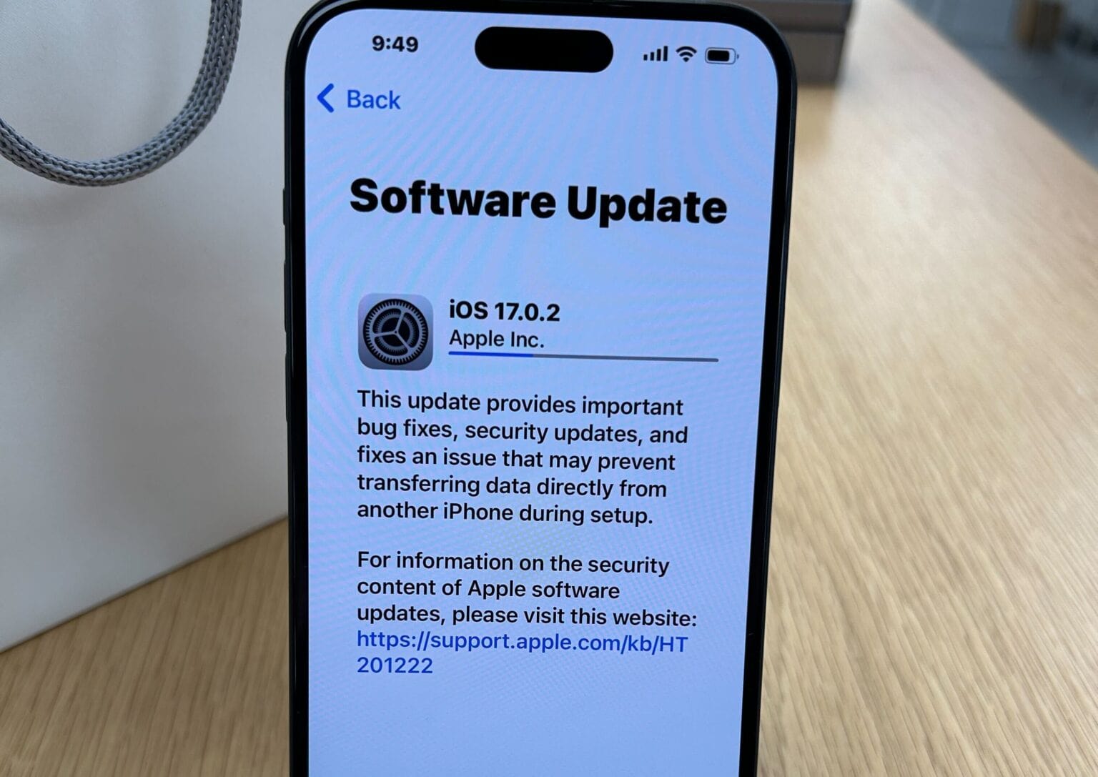 If you got a new iPhone 15 series phone, install iOS 17.0.2 right away.