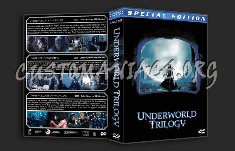 Underworld Trilogy dvd cover