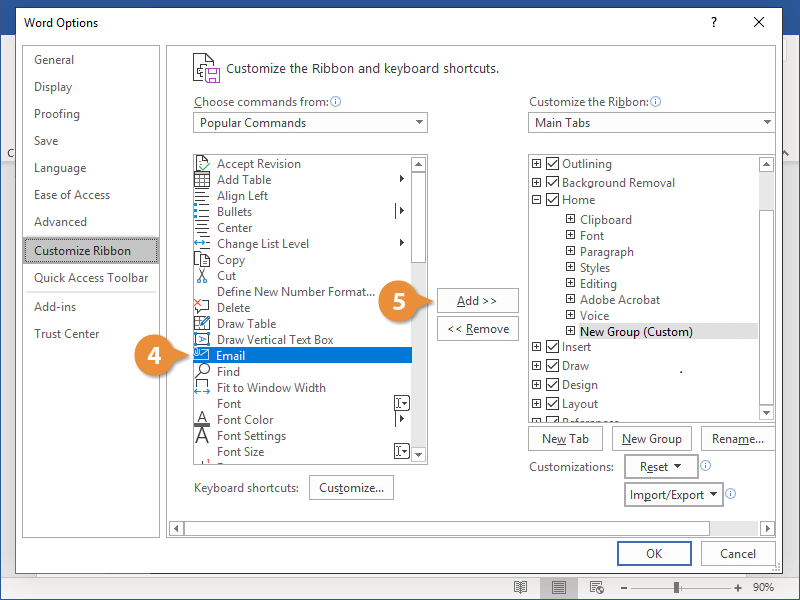 Option boxes in word - Word и Excel - помощь в работе с программами