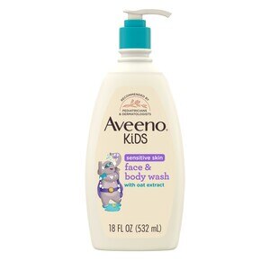 Customer Reviews: Aveeno Kids Sensitive Skin Face & Body Wash, 18 FL OZ ...