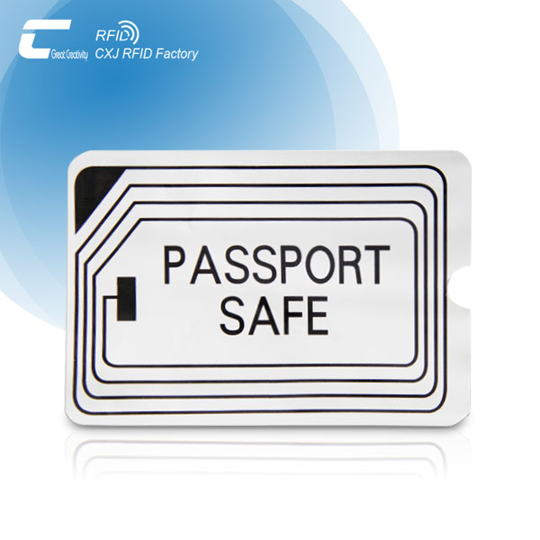 Plastic and Aluminum Foil Anti-Theft RFID Passport Sleeves Protector