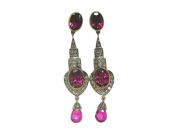 Pink Tourmaline Earrings