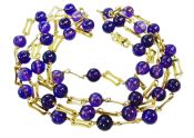 Vintage Amethyst Bead Necklace