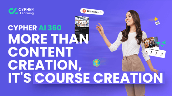 CYPHER AI 360 - More than content creation, it's course creation