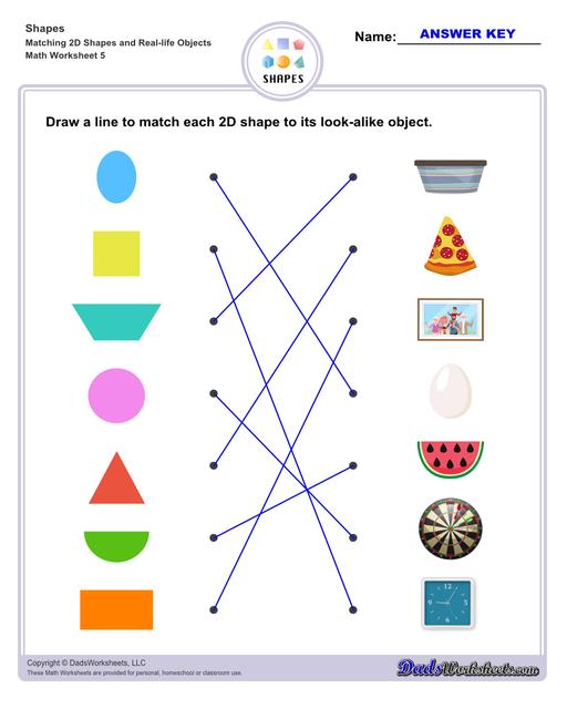 Shapes Worksheets