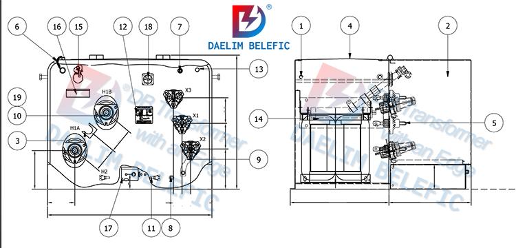 25 kva transformer drawing