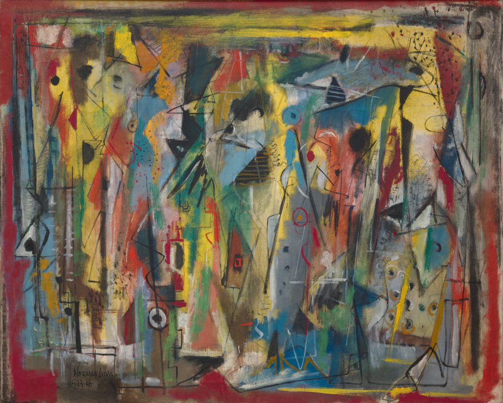 Abstract Expressionism: Norman Lewis, Phantasy II, 1946, oil on canvas. The Museum of Modern Art, New York, USA.