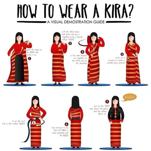 how to wear a kira