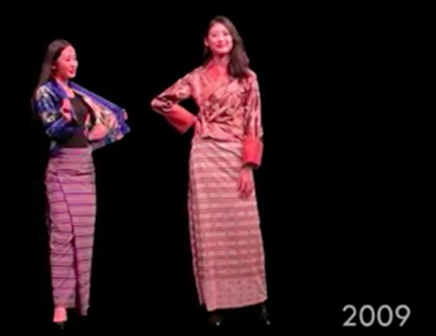 traditional kira in bhutan 2009