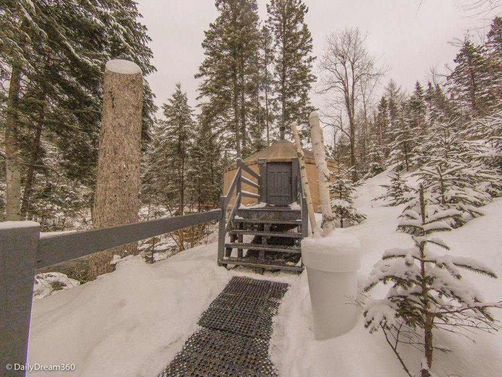 Treatment Yurt at Siberia Station Spa Quebec City