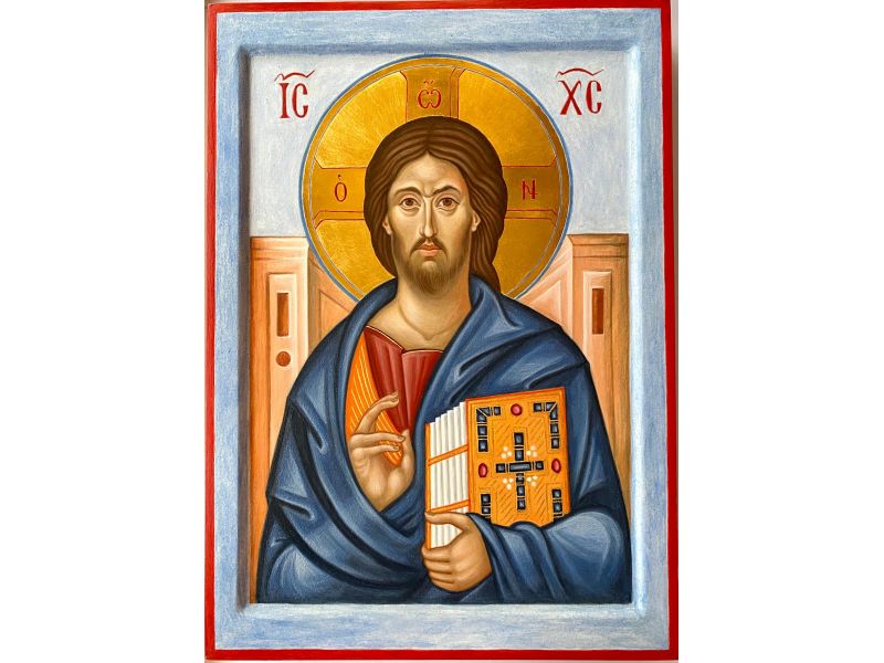 Icon of Christ Pantocrator of Sinai, 25x35 cm