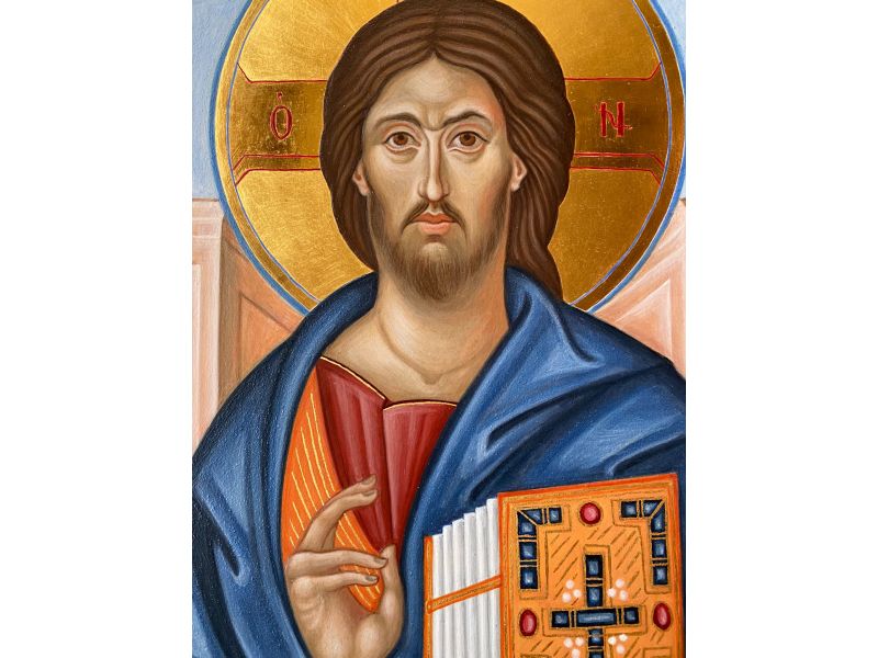 Icon of Christ Pantocrator of Sinai, 25x35 cm