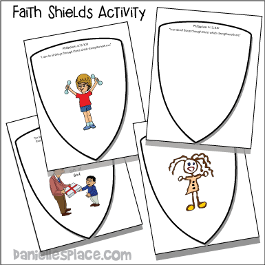 Armor of God - Shield of Faith Bible Crafts